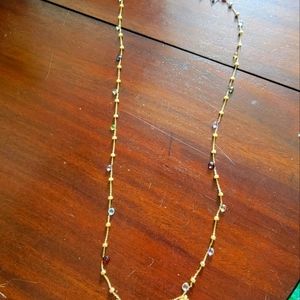 Marco Bicego 36" gemstone and gold spacer necklace